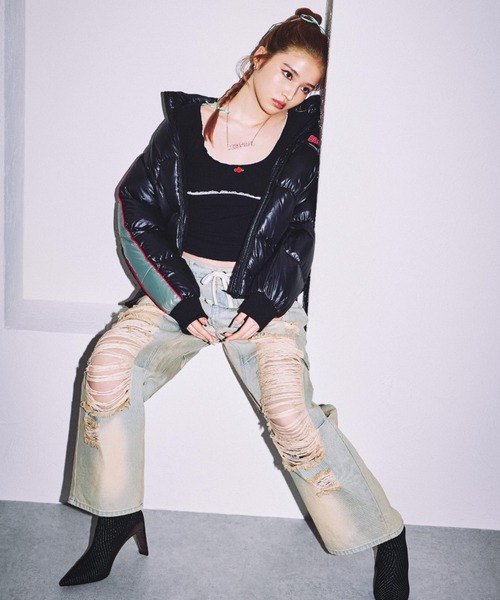 SCULPTOR（スカルプター）の「105 RDS Raglan Puffer Down/ラグランパファーダウン（ダウンジャケット/コート・レディース・ホワイト/カーキ/ブラック・SMALL/MEDIUM/LARGE）」の5枚目の写真