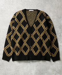 《追加》ブリティッシュパターン ジャカード カーディガン