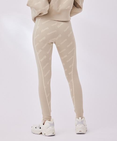 NERGY（ナージー）の「【UV】ジャガードニットレギンス（レギンス/スパッツ・レディース・ブラック/ベージュ/イエロー・S/M）」の10枚目の写真