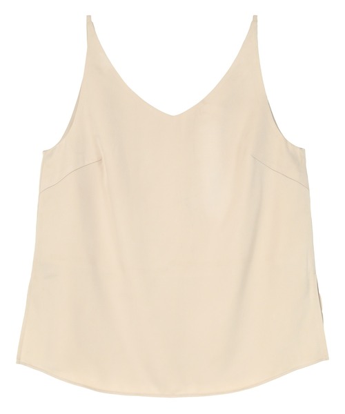 UR'S（ユアーズ）の「Vネックサテンキャミソール（キャミソール・レディース・ブルー/ベージュ/ネイビー・S/M/L）」の18枚目の写真