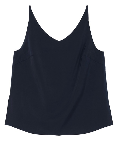 UR'S（ユアーズ）の「Vネックサテンキャミソール（キャミソール・レディース・ブルー/ベージュ/ネイビー・S/M/L）」の19枚目の写真