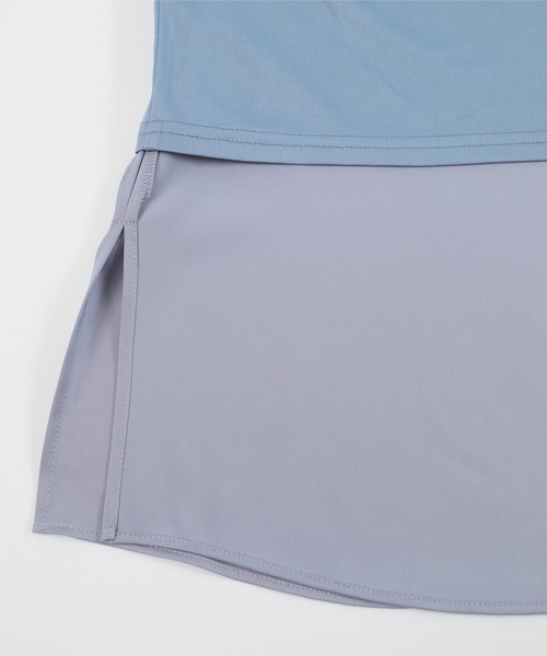 UR'S（ユアーズ）の「Vネックサテンキャミソール（キャミソール・レディース・ブルー/ベージュ/ネイビー・S/M/L）」の13枚目の写真