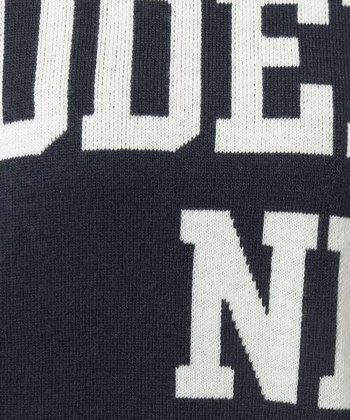 OPAQUE.CLIP(オペークドットクリップ)の「◆ロゴジャカードニット【洗える】(ニット/セーター・レディース・ベージュ/ブルー系その他/ホワイト系・38/40)」の13枚目の写真