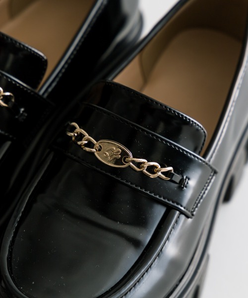 OLIVE des OLIVE（オリーブデオリーブ）の「ボリュームソールローファー　1041130070（ローファー・レディース・ブラック系その他/ブラック・SMALL/MEDIUM/LARGE）」の4枚目の写真