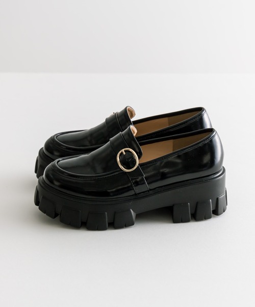 OLIVE des OLIVE（オリーブデオリーブ）の「ボリュームソールローファー　1041130070（ローファー・レディース・ブラック系その他/ブラック・SMALL/MEDIUM/LARGE）」の6枚目の写真