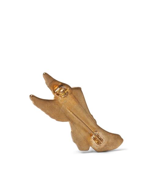 RRL（ダブル アール エル）の「ウィングドブーツ ブラス ピン（ブローチ/コサージュ・メンズ・ブラウン・ONE）」の2枚目の写真