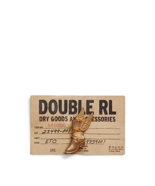 RRL（ダブル アール エル）の「ウィングドブーツ ブラス ピン（ブローチ/コサージュ・メンズ・ブラウン・ONE）」の3枚目の写真