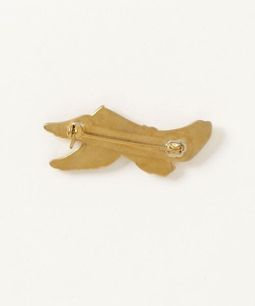 RRL（ダブル アール エル）の「ウィングドブーツ ブラス ピン（ブローチ/コサージュ・メンズ・ブラウン・ONE）」の5枚目の写真