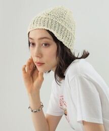 Ray BEAMS | Ray BEAMS / クロシェ ニット帽(ニットキャップ/ビーニー)