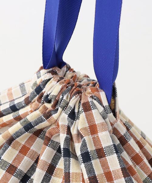 green label relaxing（グリーンレーベルリラクシング）の「GLR 巾着（L）（エコバッグ/サブバッグ・キッズ・ネイビー/ライラック・FREE）」の8枚目の写真