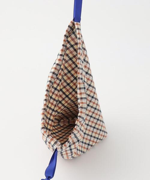 green label relaxing（グリーンレーベルリラクシング）の「GLR 巾着（L）（エコバッグ/サブバッグ・キッズ・ネイビー/ライラック・FREE）」の10枚目の写真