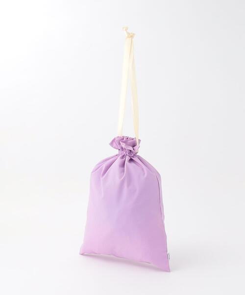 green label relaxing（グリーンレーベルリラクシング）の「GLR 巾着（L）（エコバッグ/サブバッグ・キッズ・ネイビー/ライラック・FREE）」の13枚目の写真