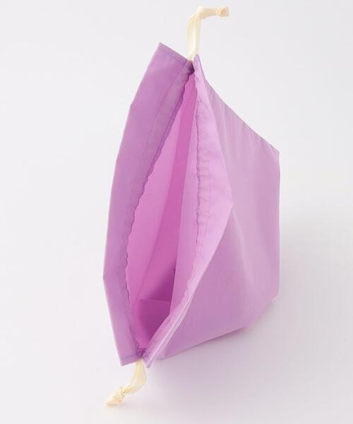 green label relaxing（グリーンレーベルリラクシング）の「GLR 巾着（L）（エコバッグ/サブバッグ・キッズ・ネイビー/ライラック・FREE）」の15枚目の写真