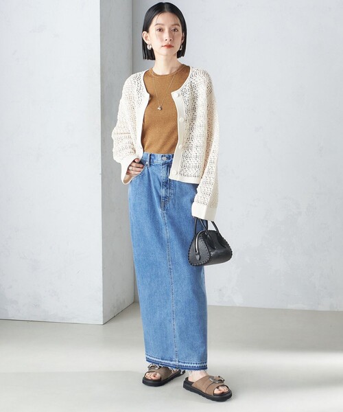 Iラインデニム crewre online shop / アジャスタブルIラインデニムパンツ