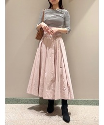 ハイウエストボリュームスカート