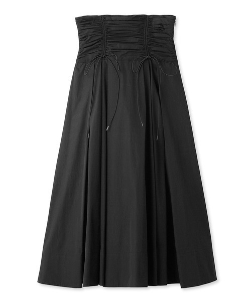 SNIDEL(スナイデル)の「ハイウエストボリュームスカート(スカート・レディース・ピンクベージュ/ブラック/ホワイト・0/1)」の9枚目の写真