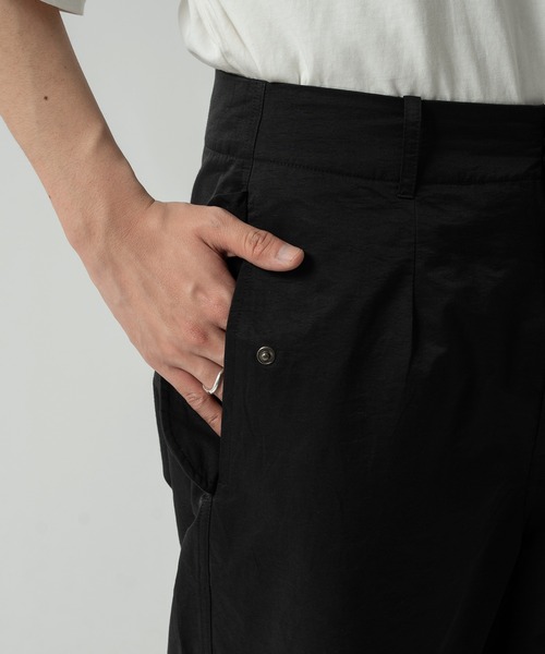 selle glant(セレグランテ)の「SNOW CAMO SEMI-FLARE MILITARY PANTS/スノーカモセミフレアミリタリーパンツ(カーゴパンツ・メンズ・ダークグレー/ブラック・MEDIUM/SMALL/LARGE)」の11枚目の写真