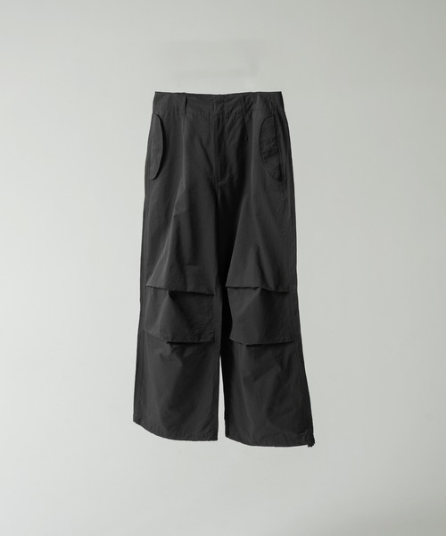 selle glant(セレグランテ)の「SNOW CAMO SEMI-FLARE MILITARY PANTS/スノーカモセミフレアミリタリーパンツ(カーゴパンツ・メンズ・ダークグレー/ブラック・MEDIUM/SMALL/LARGE)」の17枚目の写真