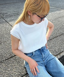 Healthknit | 【LEE 6月号掲載】[HEALTHKNIT/ヘルスニット] 別注 ワッフルボーダー ノースリーブカットソー(Tシャツ/カットソー)