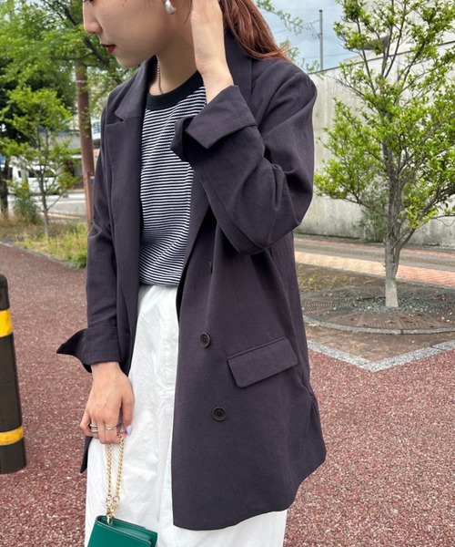 Healthknit（ヘルスニット）の「【LEE 6月号掲載】[HEALTHKNIT/ヘルスニット] 別注 ワッフルボーダー ノースリーブカットソー（Tシャツ/カットソー・レディース・ブラック/グリーン/レッド/ホワイト・F）」の15枚目の写真