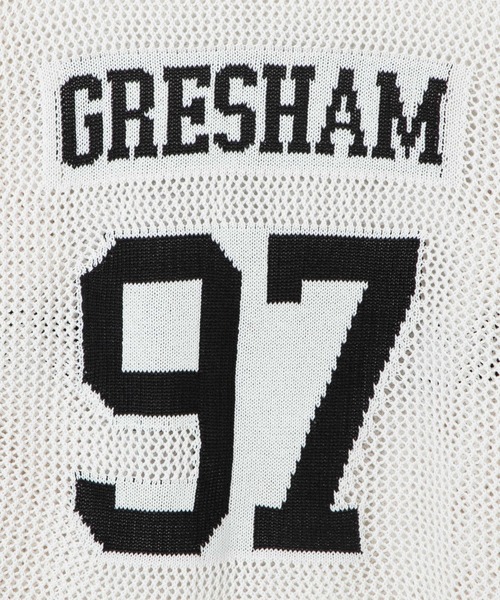 WEGO（ウィゴー）の「WEGO/ロゴメッシュジャガードニット（ニット/セーター・レディース・ブラック/オフホワイト/その他1・FREE）」の13枚目の写真