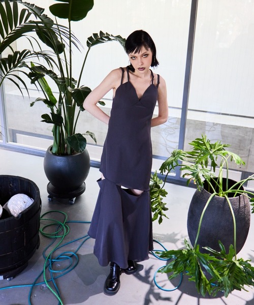 WONEM（ウォンエム）の「Heartyカッティングキャミロングワンピース