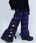 REFLEM 紫と黒のチェックパンツ REFLEM 紫と黒のチェックパンツ（REFLEM【レフレム】）