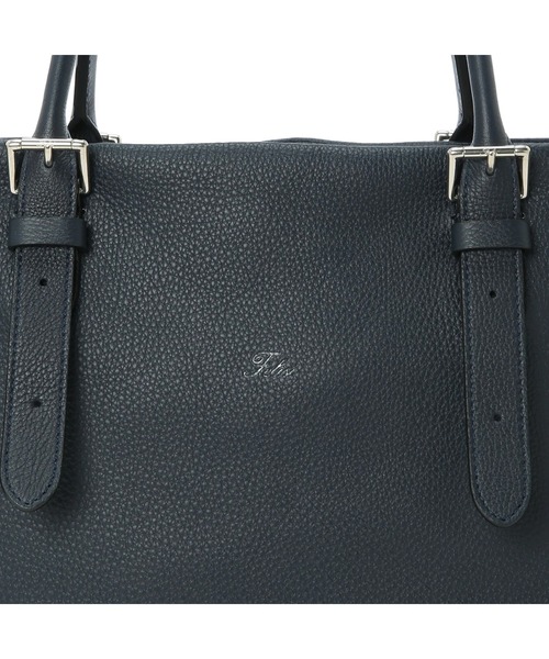 Felisi(フェリージ)の「Felisi(フェリージ) レザートートバッグ 20/75/1/LD+DS(トートバッグ・メンズ・ブルー/アイボリー/ブラック・ONE)」の4枚目の写真