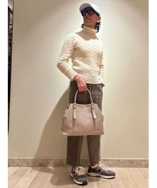 Felisi(フェリージ)の「Felisi(フェリージ) レザートートバッグ 20/75/1/LD+DS(トートバッグ・メンズ・ブルー/アイボリー/ブラック・ONE)」の18枚目の写真