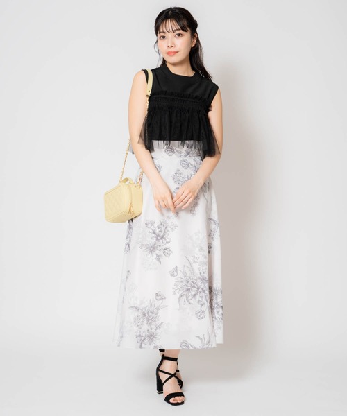 NOELA（ノエラ）の「シャドーフラワースカート（スカート）」 - WEAR