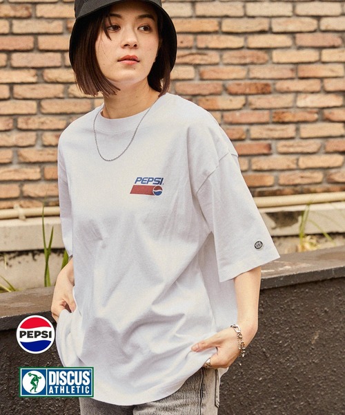 DISCUS ATHLETIC×PEPSI】コラボ ヴィンテージライクプリントデザイン