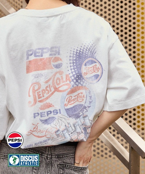 DISCUS ATHLETIC×PEPSI】コラボ ヴィンテージライクプリントデザイン