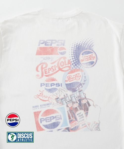 DISCUS ATHLETIC×PEPSI】コラボ ヴィンテージライクプリント
