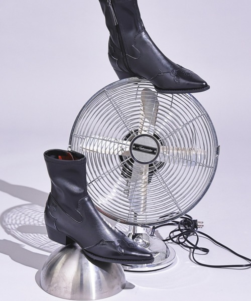 piu comoda（ピュコモダ）の「(piu comoda)ウエスタンブーツ（ブーツ・レディース・ブラウン/ブラック・37/38/36）」の3枚目の写真