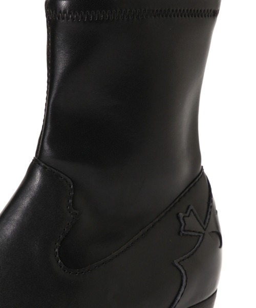 piu comoda（ピュコモダ）の「(piu comoda)ウエスタンブーツ（ブーツ・レディース・ブラウン/ブラック・37/38/36）」の8枚目の写真