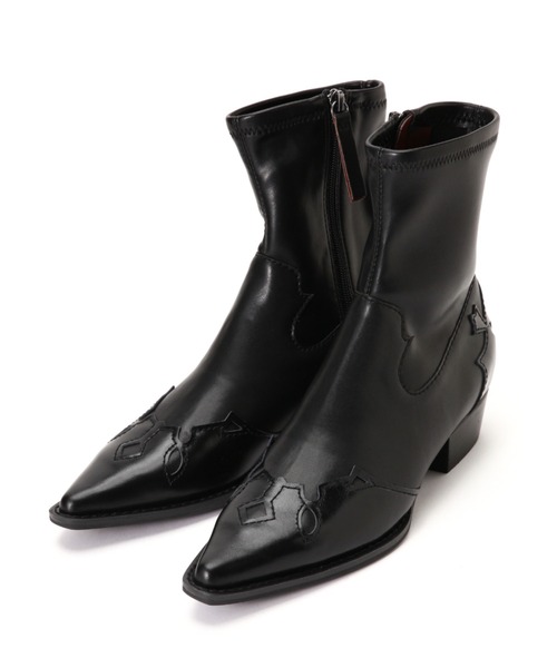 piu comoda（ピュコモダ）の「(piu comoda)ウエスタンブーツ（ブーツ・レディース・ブラウン/ブラック・37/38/36）」の12枚目の写真