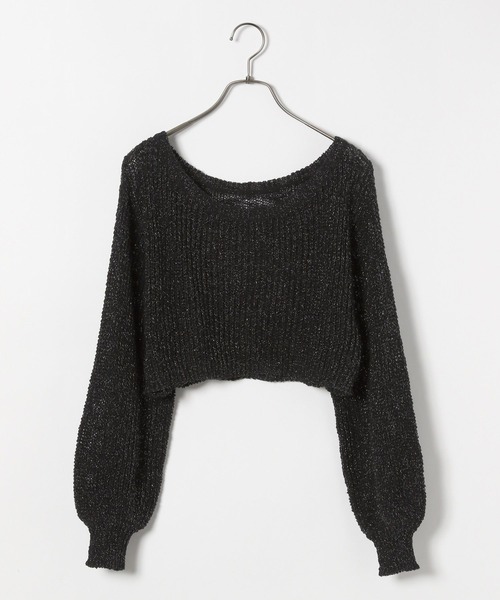 Heather（ヘザー）の「ショートメッシュラメニット 110939
