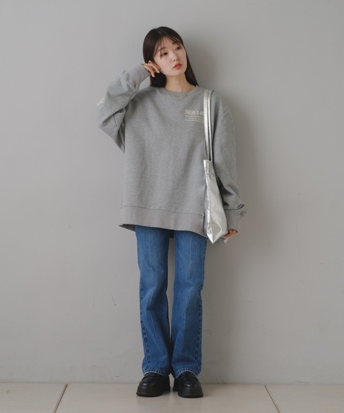 Kastane（カスタネ）の「【M.Lサイズ/ユニセックス】B 8GARDEN ロゴスウェット（スウェット・レディース・ブラック/レッド/ライトグレー/ブルー/グレー・L/M）」の12枚目の写真