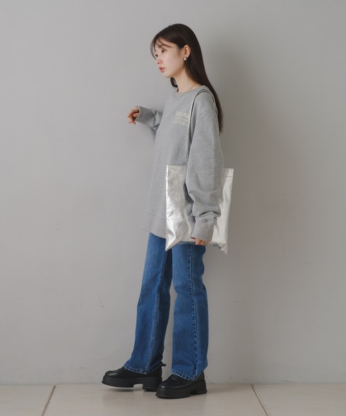 Kastane（カスタネ）の「【M.Lサイズ/ユニセックス】B 8GARDEN ロゴスウェット（スウェット・レディース・ブラック/レッド/ライトグレー/ブルー/グレー・L/M）」の13枚目の写真