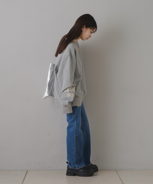 Kastane（カスタネ）の「【M.Lサイズ/ユニセックス】B 8GARDEN ロゴスウェット（スウェット・レディース・ブラック/レッド/ライトグレー/ブルー/グレー・L/M）」の15枚目の写真