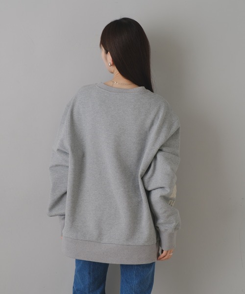 Kastane（カスタネ）の「【M.Lサイズ/ユニセックス】B 8GARDEN ロゴスウェット（スウェット・レディース・ブラック/レッド/ライトグレー/ブルー/グレー・L/M）」の11枚目の写真