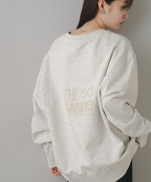 Kastane（カスタネ）の「【M.Lサイズ/ユニセックス】B 8GARDEN ロゴスウェット（スウェット・レディース・ブラック/レッド/ライトグレー/ブルー/グレー・L/M）」の17枚目の写真