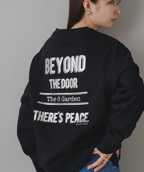 Kastane（カスタネ）の「【M.Lサイズ/ユニセックス】B 8GARDEN ロゴスウェット（スウェット・レディース・ブラック/レッド/ライトグレー/ブルー/グレー・L/M）」の22枚目の写真