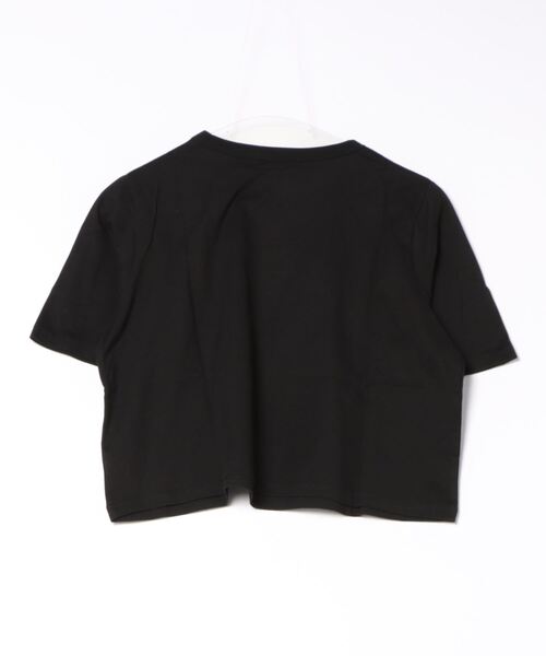 miclat（ミクラ）の「大きいサイズ　クロップドコンパクトロゴＴシャツ　miclat（Tシャツ/カットソー・レディース・ブラック/ホワイト・L/5L/4L/3L/LL）」の12枚目の写真