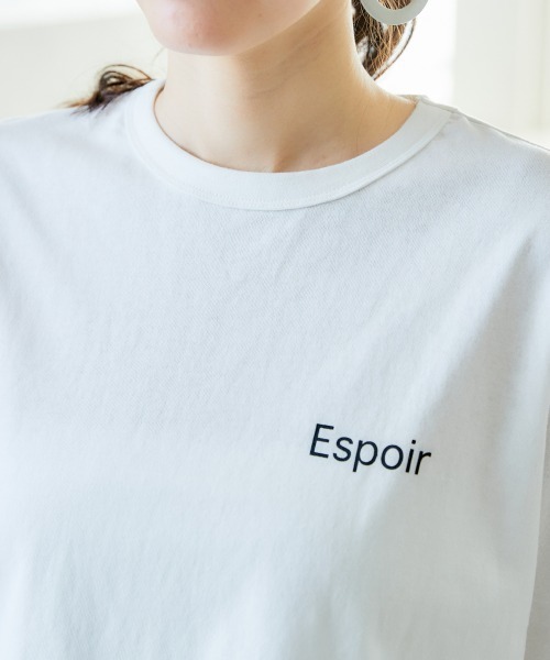 miclat（ミクラ）の「大きいサイズ　クロップドコンパクトロゴＴシャツ　miclat（Tシャツ/カットソー・レディース・ブラック/ホワイト・L/5L/4L/3L/LL）」の14枚目の写真