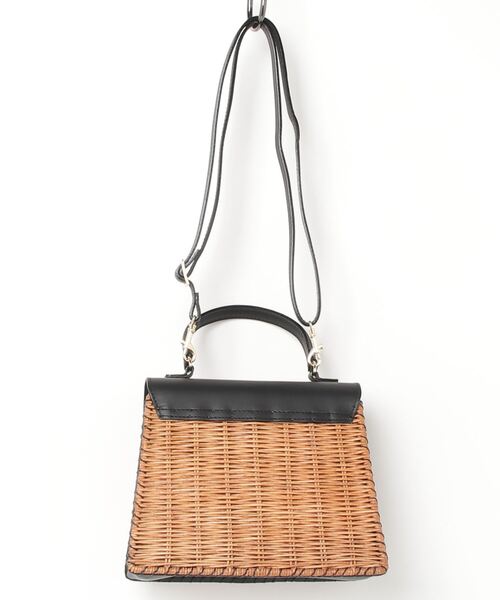 The Bagmati（ザバグマティ）の「BAGMATI LEATHER COMBINATION 2WAY SHOULDER BAG バグマティ レザー使い かごバッグ　ショルダー（ショルダーバッグ・レディース・ブラック・FREE）」の11枚目の写真