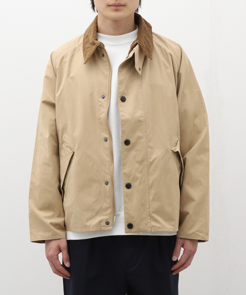 Barbour ベージュ ナイロンジャケット　38サイズ Barbour ベージュ ナイロンジャケット 38サイズ ノンワックス