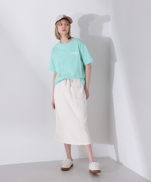 AVIREX（アヴィレックス）の「《直営店限定》FADE WASH WAFFLE DOCKNG SKIRT/フェイドウォッシュ ワッフルドッキングスカート（スカート・レディース・ブラック/サックスブルー/アイボリー・FREE）」の22枚目の写真