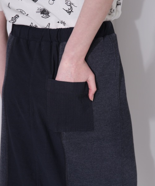 AVIREX（アヴィレックス）の「《直営店限定》FADE WASH WAFFLE DOCKNG SKIRT/フェイドウォッシュ ワッフルドッキングスカート（スカート・レディース・ブラック/サックスブルー/アイボリー・FREE）」の13枚目の写真