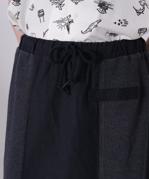 AVIREX（アヴィレックス）の「《直営店限定》FADE WASH WAFFLE DOCKNG SKIRT/フェイドウォッシュ ワッフルドッキングスカート（スカート・レディース・ブラック/サックスブルー/アイボリー・FREE）」の12枚目の写真